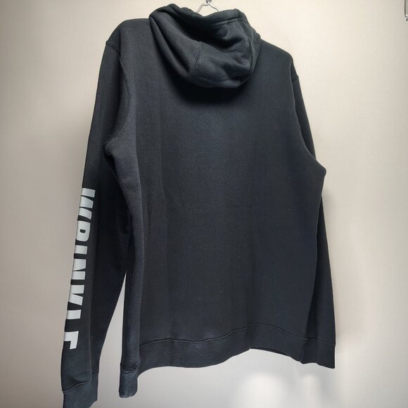 Nike We Are Warriors Hoodie Size XXL Black Embroidered Swoosh Logo Blue Tag - Picture 9 of 13